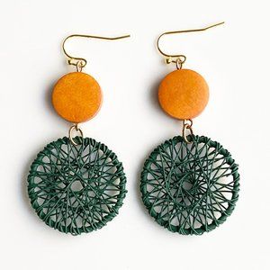 NEW "Arenal" Dreamcatcher Wooden Earrings